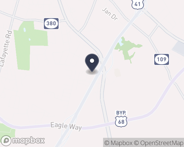 Map location of Pennyroyal MH/MR Board Inc