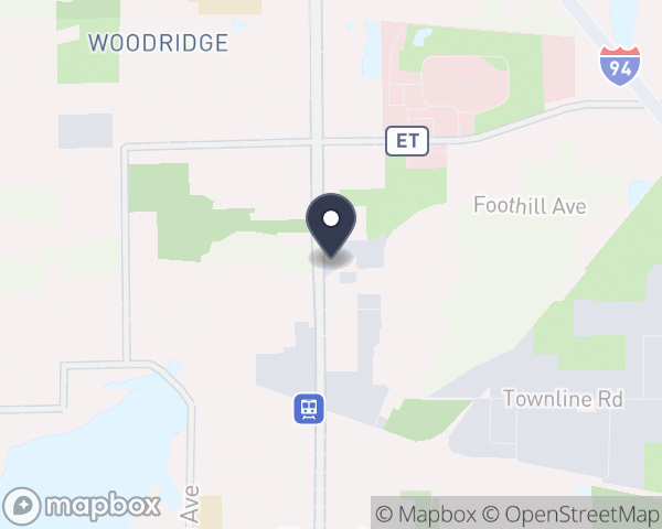 Map location of Gundersen Lutheran