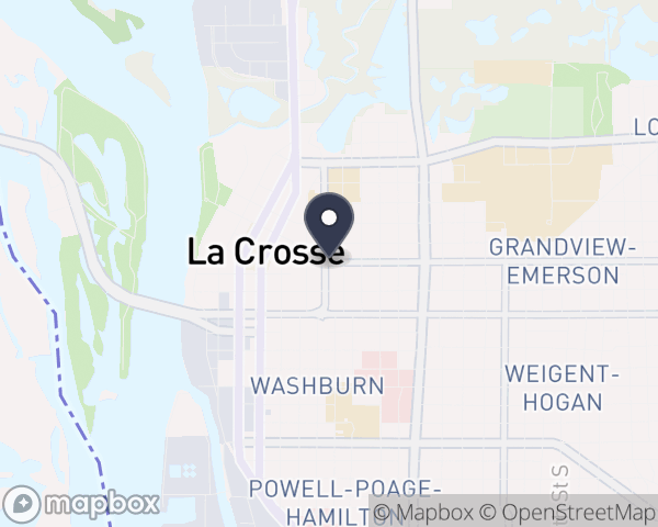 Map location of Ho Chunk Nation Behavioral Health