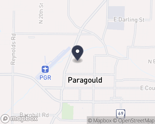 Map location of Families Inc of Arkansas