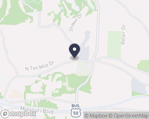 Map location of Transitional Residential Facility