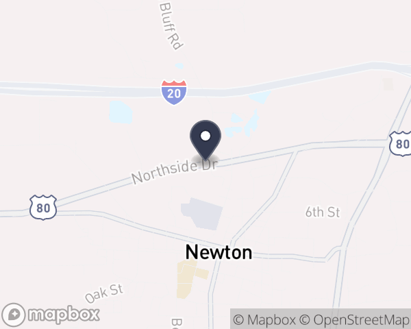 Map location of Newton Crisis Stabilization Center