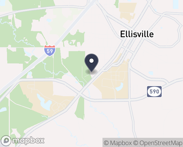 Map location of Region XII Pine Belt MH