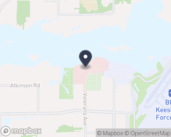 Map location of Gulf Coast Veterans Healthcare System