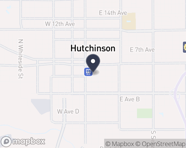 Map location of Substance Abuse Center of KS