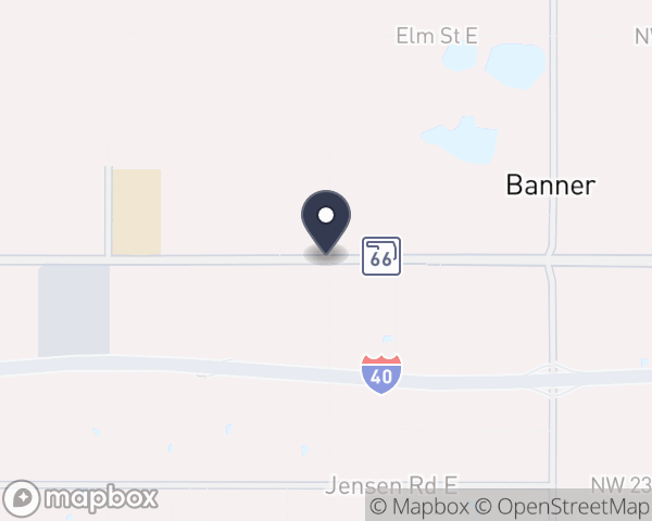 Map location of Gary E Miller Candian County