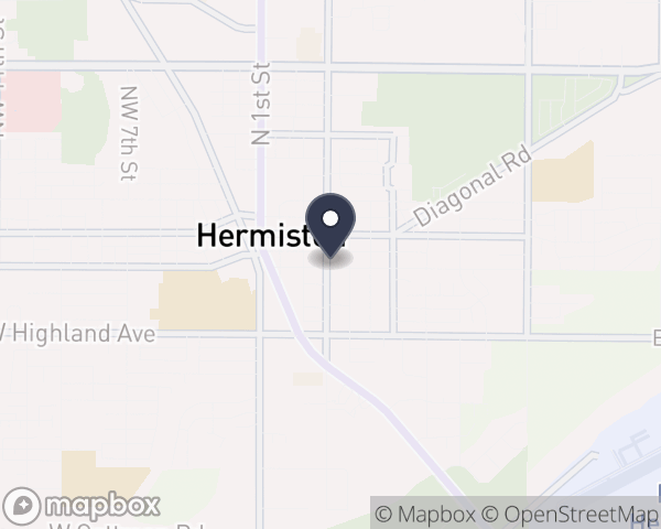 Map location of Umatilla County Human Services
