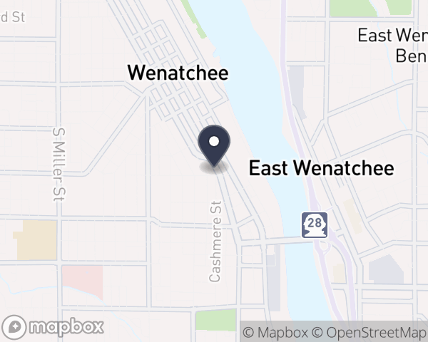 Map location of Catholic Family and Child Services