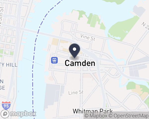 Map location of Camden Treatment Associates