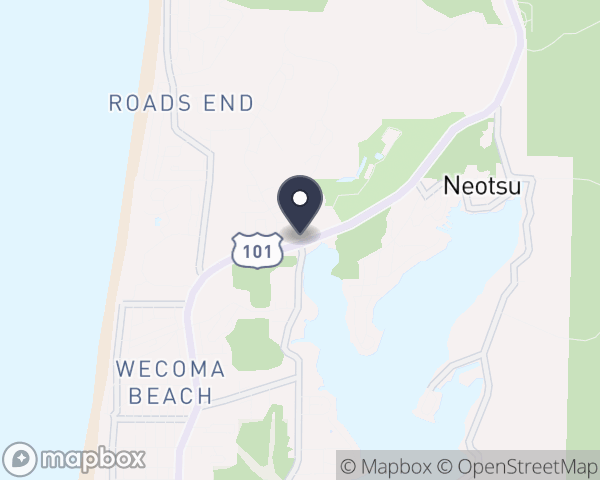 Map location of Lincoln County Health and Human Servs