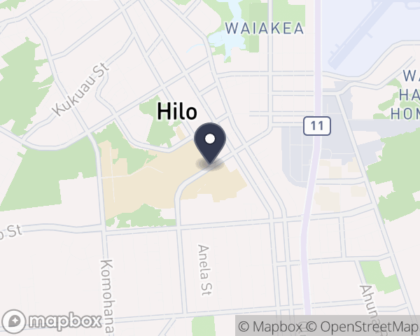 Map location of Big Island Substance Abuse Council