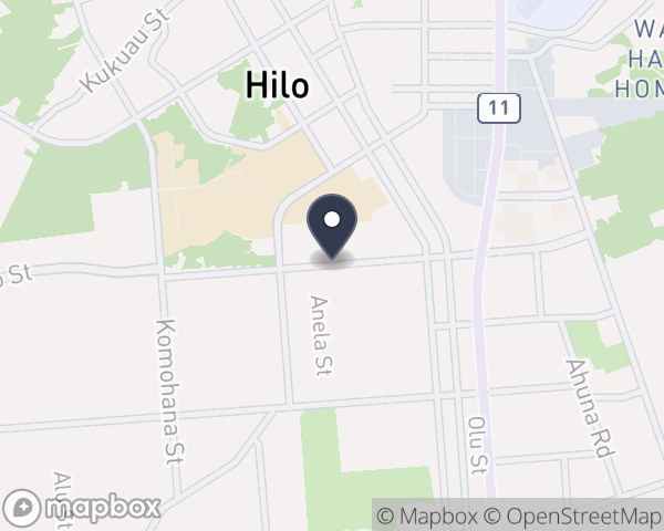 Map location of Big Island Substance Abuse Council