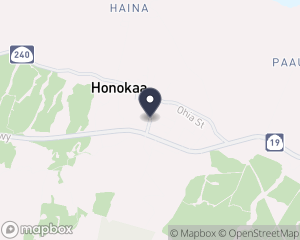 Map location of Big Island Substance Abuse Council