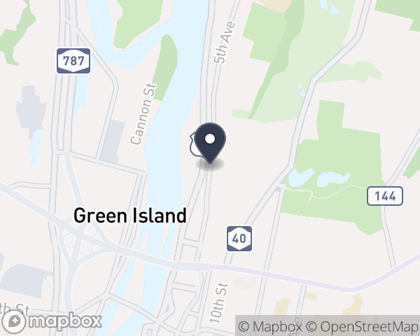 Map location of 820 River Street Inc