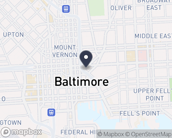Map location of Healthcare for Homeless