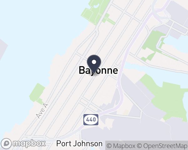 Map location of Bayonne Community Mental Health Center