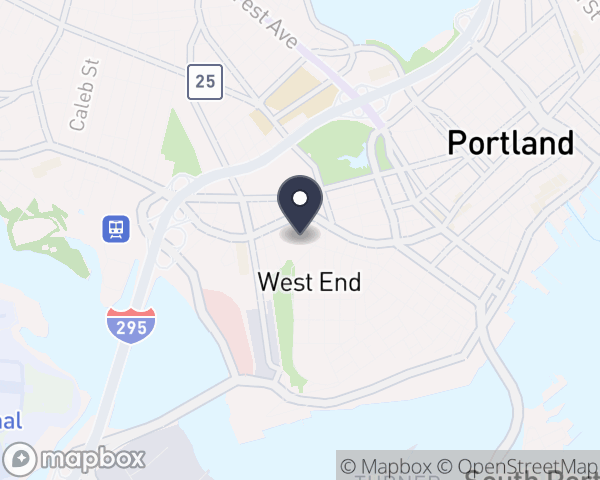 Map location of Maine Medical Center