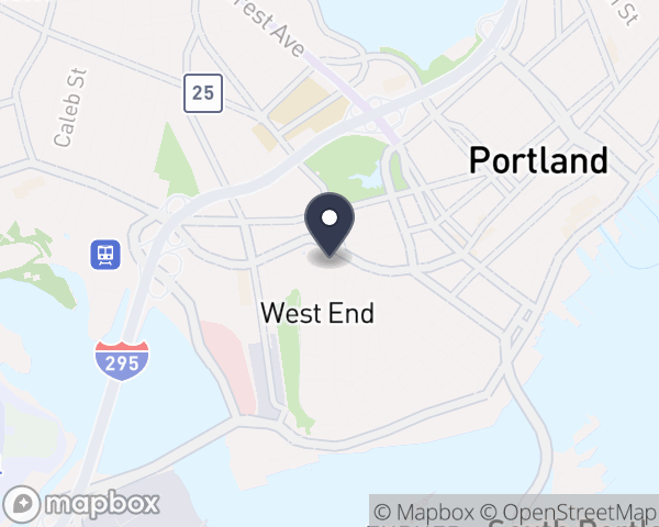 Map location of Maine Medical Center