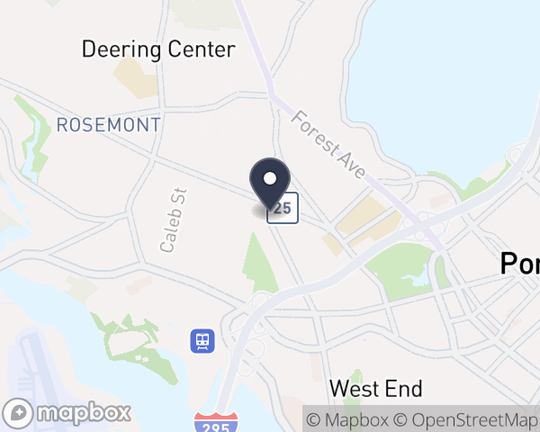 Map location of Maine Behavioral Healthcare