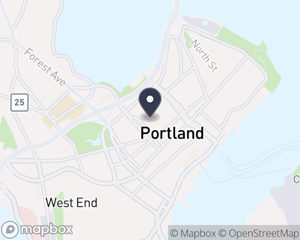 Map location of Maine Behavioral Healthcare